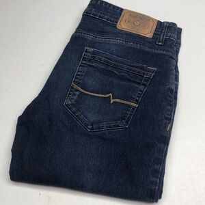 MENS BARE DENIM LOW WAIST TAPERED FIT JEANS 34x28 ⭐️